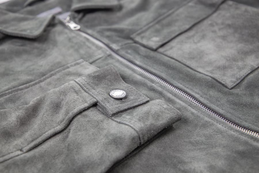 Human scales rick suede jacket store