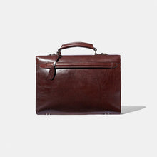 Load image into Gallery viewer, Baron - Small Briefcase BLACK LEATHER

