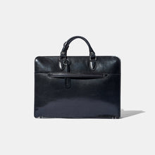 Load image into Gallery viewer, Baron - Zip Briefcase BLACK LEATHER
