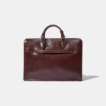 Load image into Gallery viewer, Baron - Zip Briefcase BLACK LEATHER
