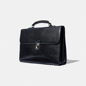 Baron - Briefcase Black Leahther