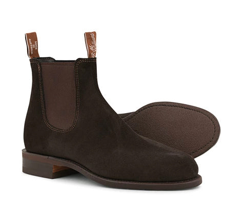 RM Williams Wentworth G Boot Chocolate Suede