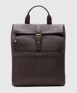 Saddler Henry Leather Backpack Brown