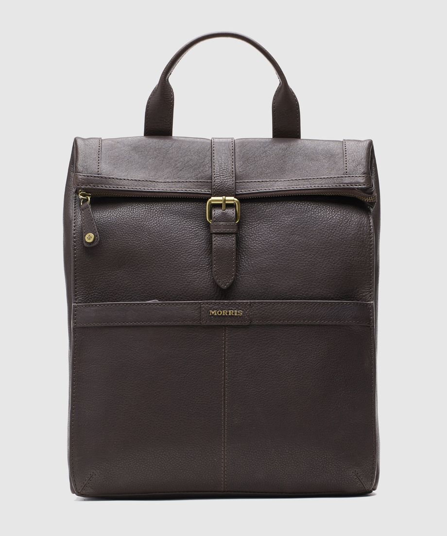 Saddler Henry Leather Backpack Brown CF13 Classic fashion