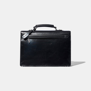 Baron - Small Briefcase BLACK LEATHER