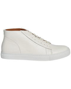 Berkeley Luigi High Top Leather Sneaker White