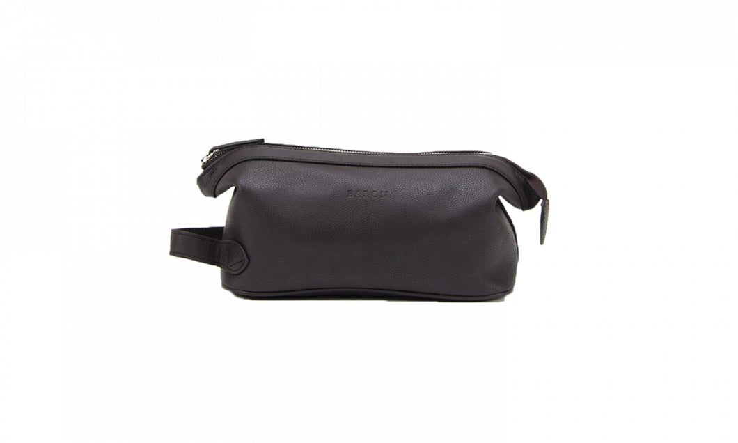 Baron Leather Wash Bag-Bags-Classic fashion CF13-Brown-Classic fashion CF13