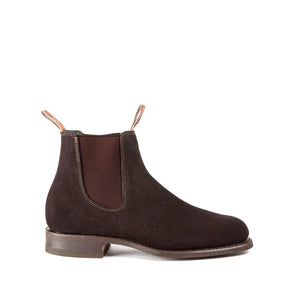 RM WILLIAMS - WENTWORTH G-LAST SUEDE CHOCOLATE
