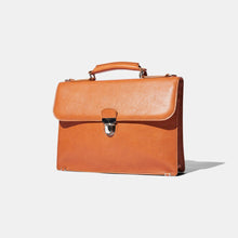 Load image into Gallery viewer, Baron - Small Briefcase TAN GRAIN LEATHER
