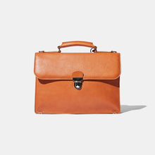 Load image into Gallery viewer, Baron - Small Briefcase BLACK GRAIN LEATHER
