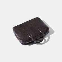 Load image into Gallery viewer, Baron - Slim Briefcase BROWN GRAIN LEATHER
