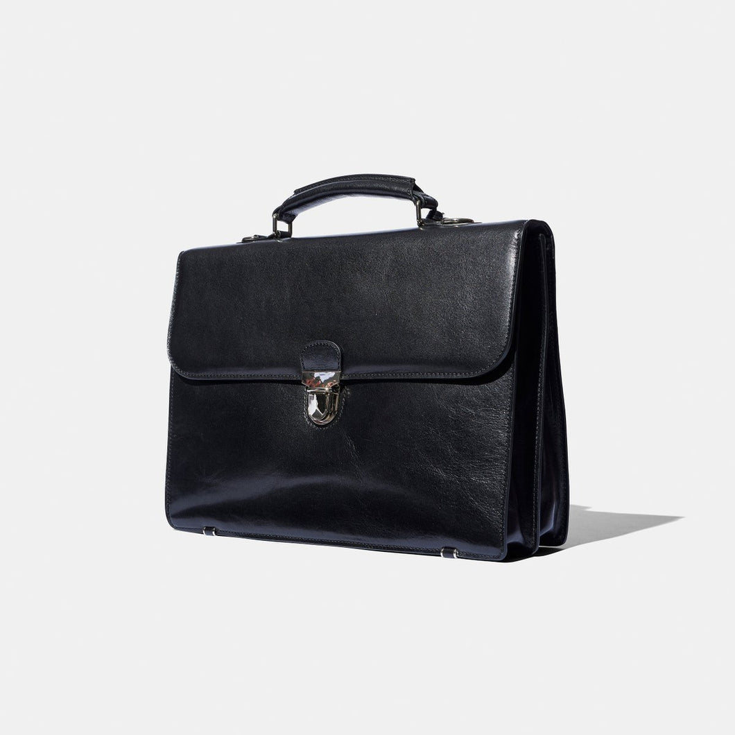 Baron - Briefcase Black Leahther