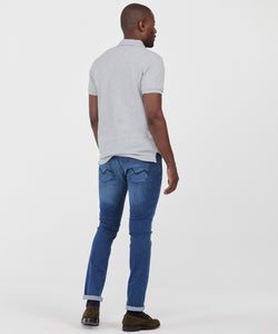 Steve Satin Jeans Zip