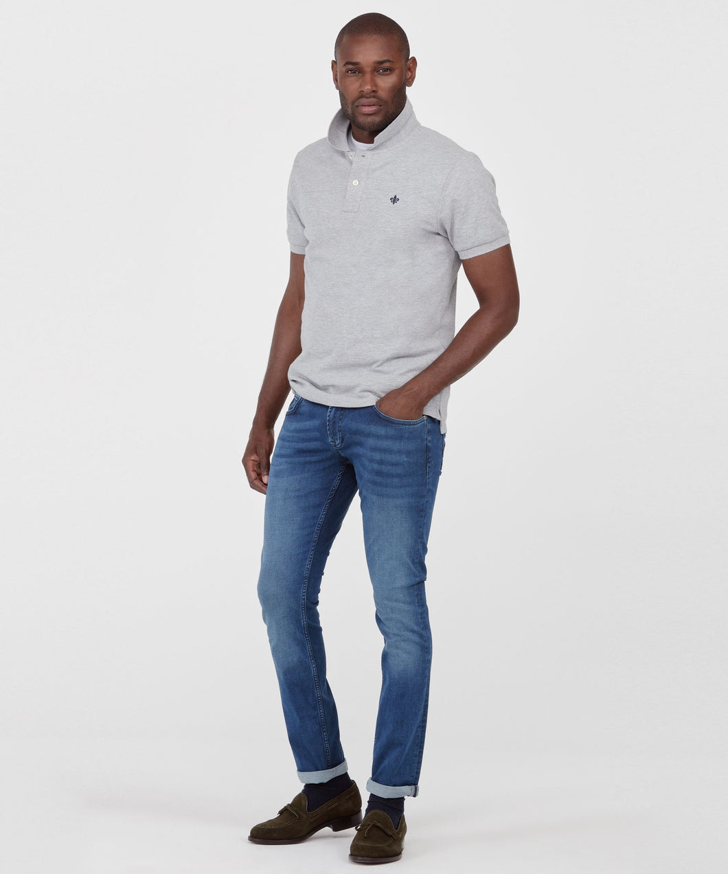Steve Satin Jeans Zip