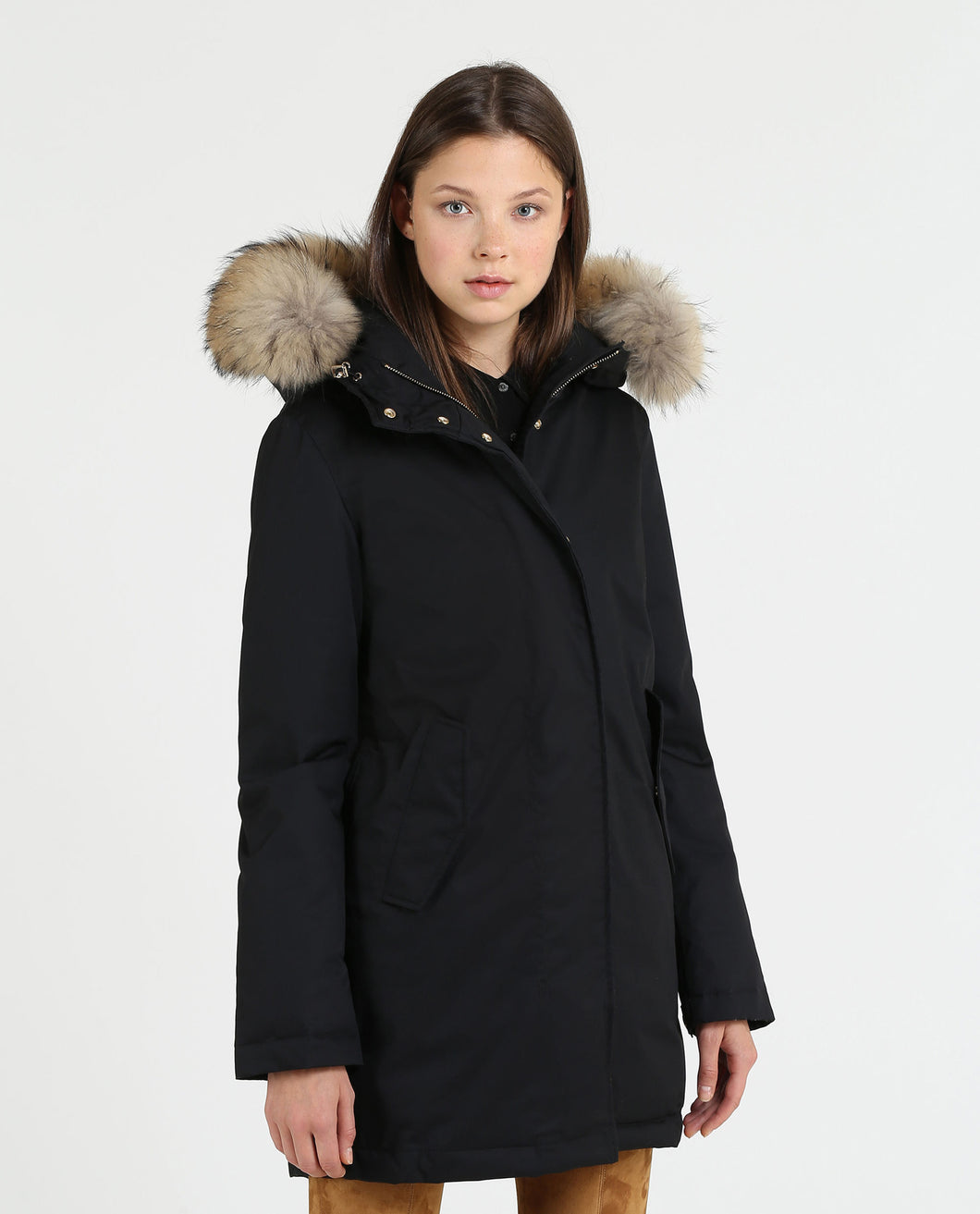 Woolrich Tiffany Parka-Jacket-Woolrich-XS-BLACK-Classic fashion CF13