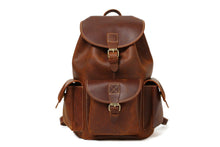 Load image into Gallery viewer, CF13 MEDIUM SIZE HANDMADE LEATHER BACKPACK-Bags-Classic Fashion CF13-Classic fashion CF13
