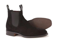 Load image into Gallery viewer, RM Williams Blaxland G Boot Suede Black
