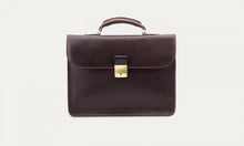 Load image into Gallery viewer, Baron Light Leather Briefcase-Bags-Classic fashion CF13-Brown-Classic fashion CF13
