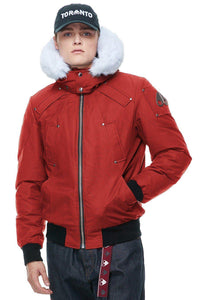 Moose Knuckles BALLISTIC BOMBER-Jackets-Classic fashion CF13-S-Red-White-Classic fashion CF13