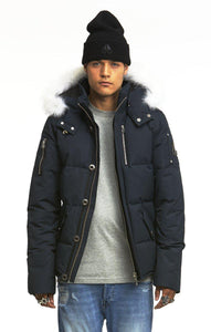 Moose Knuckles 3Q Men Jacket-Jackets-Classic fashion CF13-S-Navy/White fur-Classic fashion CF13