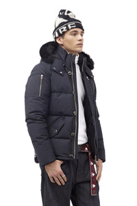 Moose Knuckles 3Q Men Jacket-Jackets-Classic fashion CF13-S-Navy/Black fur-Classic fashion CF13