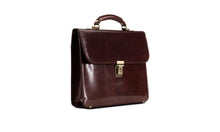 Load image into Gallery viewer, Baron Small Leather Briefcase-Bags-Classic fashion CF13-Classic fashion CF13
