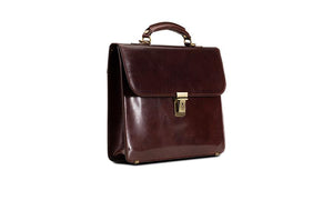 Baron Small Leather Briefcase-Bags-Classic fashion CF13-Classic fashion CF13