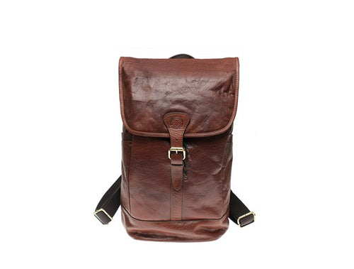Saddler Tottenham Backpack-Bags-Classic fashion CF13-Brown-Classic fashion CF13